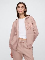 GAP Bluza w kolorze szaroróżowym rozmiar: XL. Różowe bluzy GAP, xl, bez wzorów, bez ramiączek, bez kaptura. Za 132.36 zł.