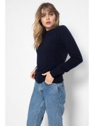 Perfect Cashmere Kaszmirowy sweter "Wilma" w kolorze granatowym rozmiar: L. Niebieskie swetry Perfect Cashmere, l, bez wzorów, z kaszmiru, bez ramiączek. Za 347.99 zł.