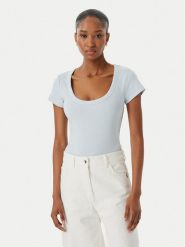 Vero Moda T-Shirt Chole 10344953 Niebieski Regular Fit. Niebieskie t-shirty Vero Moda, s, bez wzorów, z bawełny, bez kołnierzyka, bez ramiączek. Za 69.99 zł.