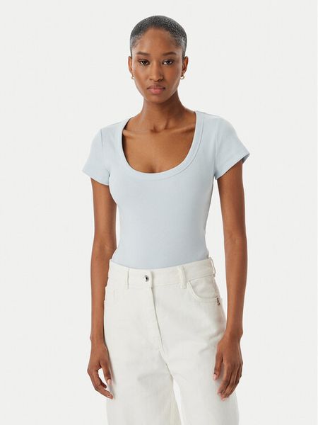 Vero Moda T-Shirt Chole 10344953 Niebieski Regular Fit. Niebieskie t-shirty Vero Moda, xs, bez wzorów, z bawełny, bez kołnierzyka, bez ramiączek. Za 69.99 zł.