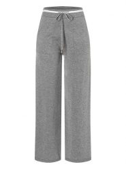 More & More Spodnie w kolorze szarym rozmiar: 44. Szare spodnie materiałowe More & More, bez wzorów, z materiału, z podwyższonym stanem. Za 196.70 zł.