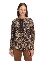 Betty Barclay Bluza w kolorze karmelowo-czarnym rozmiar: 46. Brązowe bluzy Betty Barclay, bez wzorów, bez ramiączek, bez kaptura. Za 162.11 zł.