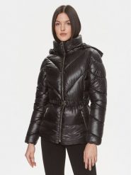 Liu Jo Kurtka puchowa MF3064 TS045 Czarny Regular Fit. Czarne kurtki Liu Jo, na zimę, bez wzorów, z puchu, bez kaptura. Za 539.99 zł.