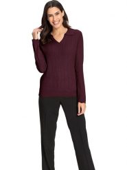 WITT WEIDEN Wełniany sweter w kolorze czerwonym rozmiar: 44. Czerwone swetry WITT WEIDEN, bez wzorów, z wełny, bez ramiączek. Za 118.84 zł.