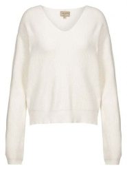 Herrlicher Sweter "Betti" w kolorze kremowym rozmiar: M. Brązowe swetry Herrlicher, m, bez wzorów, bez ramiączek. Za 135.81 zł.