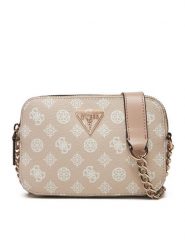 Guess Torebka HWPG78 79140 Beżowy. Brązowe kopertówki Guess, z aplikacjami, ze skóry, wizytowe, bez dodatków. Za 349.99 zł.