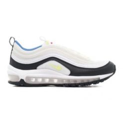 Buty Nike Air Max 97 Gs DQ0980-100 białe. Białe buty treningowe bez wzorów, z gumy, bez zapięcia, nike air max. Za 728.43 zł.