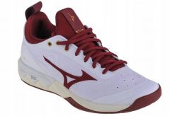 Buty siatkarskie damskie Mizuno Wave Luminous 2. Białe buty do biegania Mizuno, bez wzorów, z materiału, bez zapięcia, do biegania, mizuno wave. Za 399.99 zł.