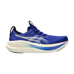 Buty Do Biegania Asics Gel-Nimbus 28 Dorosłych. Niebieskie buty do biegania ASICS, bez wzorów, z gumy, bez zapięcia, do biegania. Za 918.60 zł.