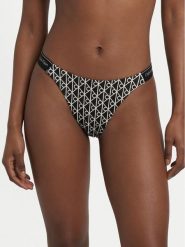Calvin Klein Dół od bikini LV00Q61206 Czarny. Czarne bikini Calvin Klein, bez wzorów, z syntetyku. Za 209.99 zł.