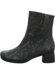 Think! Skórzane botki w kolorze czarnym rozmiar: 39,5. Czarne botki Think!, bez wzorów, eleganckie, bez obcasa, bez zapięcia. Za 522.14 zł.