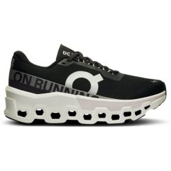 Buty do biegania damskie On Cloudmonster 2 black/frost. Czarne buty do biegania On, bez wzorów, z meshu, bez zapięcia, do biegania. W wyprzedaży za 699.25 zł.