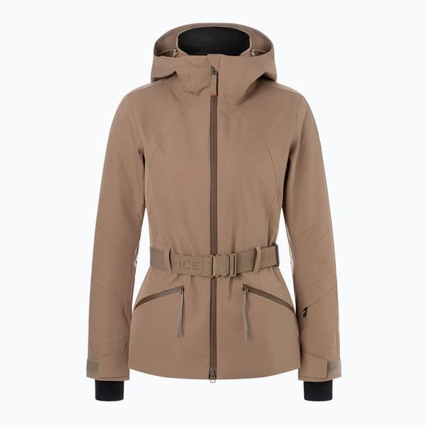 Kurtka narciarska damska BOGNER FIRE+ICE Moia 2. Brązowe kurtki narciarskie na zimę, l, bez wzorów, z materiału, bez kaptura, narciarskie. Za 1,999.00 zł.