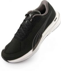 Puma Velocity Nitro WTR damskie buty do biegania czarno-biało-różowe. Czarne buty do biegania Puma, bez wzorów, z gumy, bez zapięcia, do biegania. Za 454.99 zł.