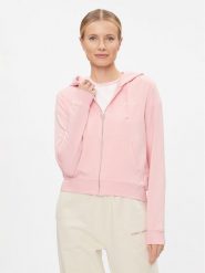 Tommy Jeans Bluza Signature DW0DW17338 Różowy Regular Fit. Czerwone bluzy Tommy Jeans, m, bez wzorów, z jeansu, bez kaptura. Za 279.99 zł.