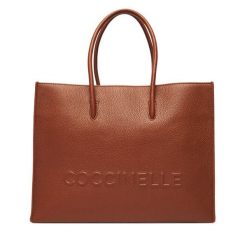 Torebka Coccinelle. Brązowe torebki klasyczne Coccinelle, bez wzorów, klasyczne, bez dodatków. Za 1,399.00 zł.