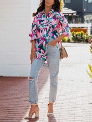 Milan Kiss Bluzka ze wzorem rozmiar: S. Bluzki Milan Kiss, s, bez wzorów, bez kołnierzyka, bez ramiączek. Za 122.38 zł.