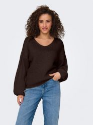 JDY Sweter w kolorze brązowym rozmiar: M. Brązowe swetry JDY, m, bez wzorów, bez ramiączek. Za 129.95 zł.