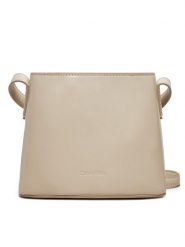 Calvin Klein Torebka K60K612567 Écru. Listonoszki Calvin Klein, bez wzorów, ze skóry, bez dodatków. Za 309.99 zł.