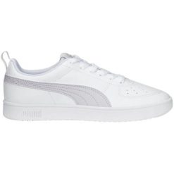Buty Puma Rickie W 387607 08 białe. Białe buty treningowe bez wzorów, z gumy, bez zapięcia. W wyprzedaży za 316.07 zł.
