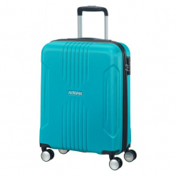 American Tourister Walizka Podróżna Tracklite 55 Cm Jasnoniebieski. Walizki marki American Tourister. Za 285.00 zł.