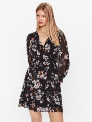 DKNY Sukienka codzienna DD3FI583 Czarny Regular Fit. Czarne sukienki DKNY, na co dzień, bez wzorów, z syntetyku, bez kołnierzyka, bez ramiączek, proste. Za 409.99 zł.