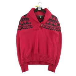 Damski czerwony sweter. Czerwone swetry Ralph Lauren, m, bez wzorów, eleganckie, bez ramiączek. Za 51.08 zł.