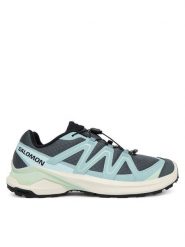 Salomon Trekkingi Examotion W L47962300 Zielony. Zielone buty trekkingowe Salomon, z materiału, bez zapięcia. Za 549.99 zł.