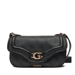 Torebka Guess. Szare listonoszki Guess, z aplikacjami, bez dodatków. Za 379.99 zł.