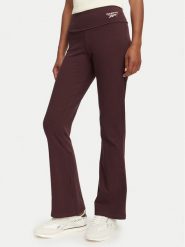 Reebok Legginsy Minka RK25702CCW Brązowy Slim Fit. Brązowe legginsy Reebok, bez wzorów, z bawełny. Za 149.99 zł.