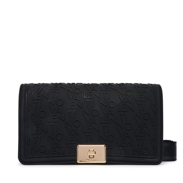 Torebka Valentino. Czarne listonoszki Valentino, bez wzorów, bez dodatków. Za 320.99 zł.