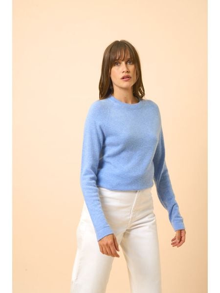 Just Cashmere Kaszmirowy sweter "Jane" w kolorze błękitnym rozmiar: XXL. Niebieskie swetry Just Cashmere, xxl, bez wzorów, z kaszmiru, bez ramiączek. Za 325.03 zł.