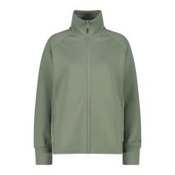 Polar techniczny z pełnym zamkiem damski CMP. Zielone bluzy z polaru CMP, bez wzorów, z polaru, trekkingowe. Za 300.50 zł.