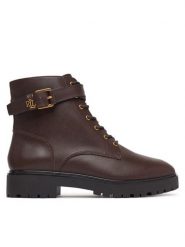LAUREN RALPH LAUREN Trzewiki Allyson Logo Bo Bte 802P12046003 Brązowy ciemny. Brązowe botki Lauren Ralph Lauren, bez wzorów, ze skóry, bez obcasa, na płaskiej podeszwie, bez zapięcia. Za 1,199.00 zł.