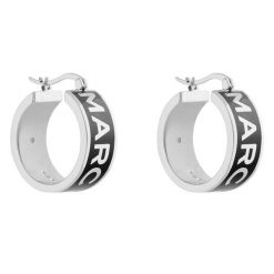 Kolczyki Marc Jacobs. Szare kolczyki Marc Jacobs, srebrne. Za 379.99 zł.