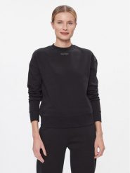 Calvin Klein Bluza Metallic Micro Logo Sweatshirt K20K206961 Czarny Regular Fit. Czarne bluzy Calvin Klein, xl, bez wzorów, z bawełny, bez kaptura. Za 309.99 zł.