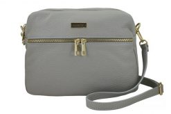 Listonoszka skórzana BARBERINI'S j. szara 979-8. Szare shopper bag Barberinis, bez wzorów, ze skóry, biznesowe, duże, bez dodatków. Za 229.99 zł.