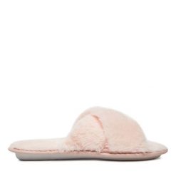 Kapcie DeeZee. Białe kapcie DeeZee, bez wzorów. Za 49.99 zł.