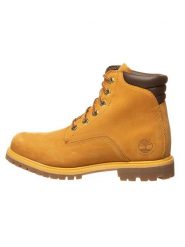 Timberland Skórzane botki "Waterville 6-Inch Basic" w kolorze jasnobrązowym rozmiar: 38,5. Brązowe botki Timberland, bez wzorów, z materiału, bez obcasa, bez zapięcia. Za 716.25 zł.