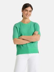 LIEBLINGSSTÜCK Sweter w kolorze zielonym rozmiar: 48. Zielone swetry LIEBLINGSSTÜCK, bez wzorów, bez ramiączek. Za 272.31 zł.