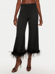 TWINSET Spodnie materiałowe 242TP2343 Czarny Straight Fit. Czarne spodnie materiałowe Twinset, bez wzorów, z materiału. Za 719.99 zł.