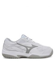 Mizuno Buty do tenisa Break Shot 5 Cc 61GC2526 Biały. Białe buty treningowe Mizuno, bez wzorów, ze skóry, bez zapięcia, tenisowe. Za 269.99 zł.