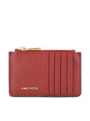 Gino Rossi Portfel QYL0022 Czerwony. Czerwone portfele Gino Rossi, bez wzorów, z poliesteru. Za 49.99 zł.