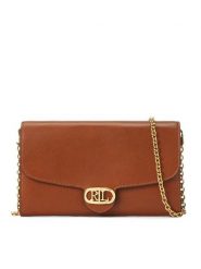 LAUREN RALPH LAUREN Torebka 432964152002 Brązowy. Brązowe kopertówki Lauren Ralph Lauren, bez wzorów, ze skóry, wizytowe, bez dodatków. Za 529.99 zł.