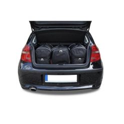 Torby Do Bagażnika Bmw 1 Hatchback 2004-2011 3Szt Kjust. Czarne torby podróżne KJUST, bez wzorów. Za 996.00 zł.