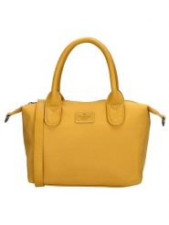 Charm Torebka "Buckingham Mono" w kolorze musztardowym - 30 x 20 x 11 cm rozmiar: onesize. Żółte torebki klasyczne Charm, bez wzorów, z materiału, przez ramię, bez dodatków. Za 86.99 zł.