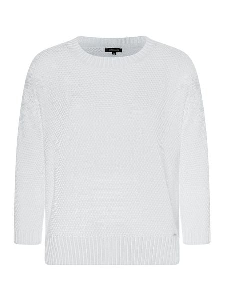 More & More Sweter w kolorze białym rozmiar: 38. Białe swetry More & More, bez wzorów, z bawełny, bez ramiączek. Za 96.83 zł.