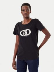 Liu Jo Sport T-Shirt TF5280 JS923 Czarny Regular Fit. Czarne t-shirty sportowe Liu Jo Sport, m, bez wzorów, z bawełny, bez ramiączek. Za 279.99 zł.