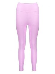 Adidas Legginsy sportowe "Yoga Studio Luxe Wind" w kolorze jasnoróżowym rozmiar: S. Różowe legginsy adidas, bez wzorów, z materiału, sportowe. Za 149.31 zł.