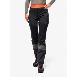 Spodnie skiturowe damskie La Sportiva Kyril Pant. Czarne spodnie narciarskie La Sportiva, bez wzorów, narciarskie. Za 650.99 zł.